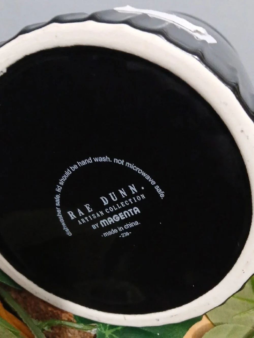 NEW 2026! Rae Dunn Black Coffee Canister with White COFFEE Lettering NWT